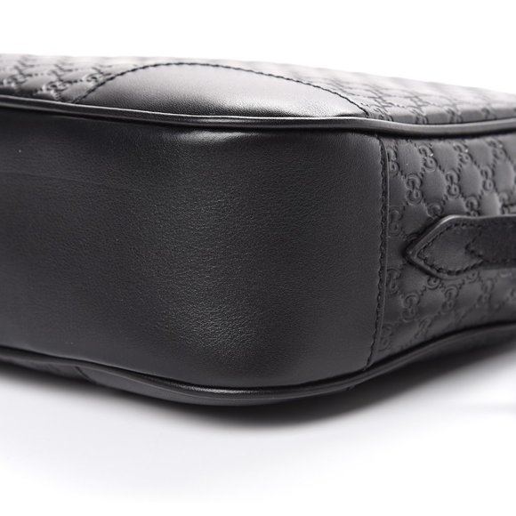 BLACK Gucci GG Microguccissima Leather Bree Camera Bag NEW WITH DUSTBAG - Picture 7 of 15